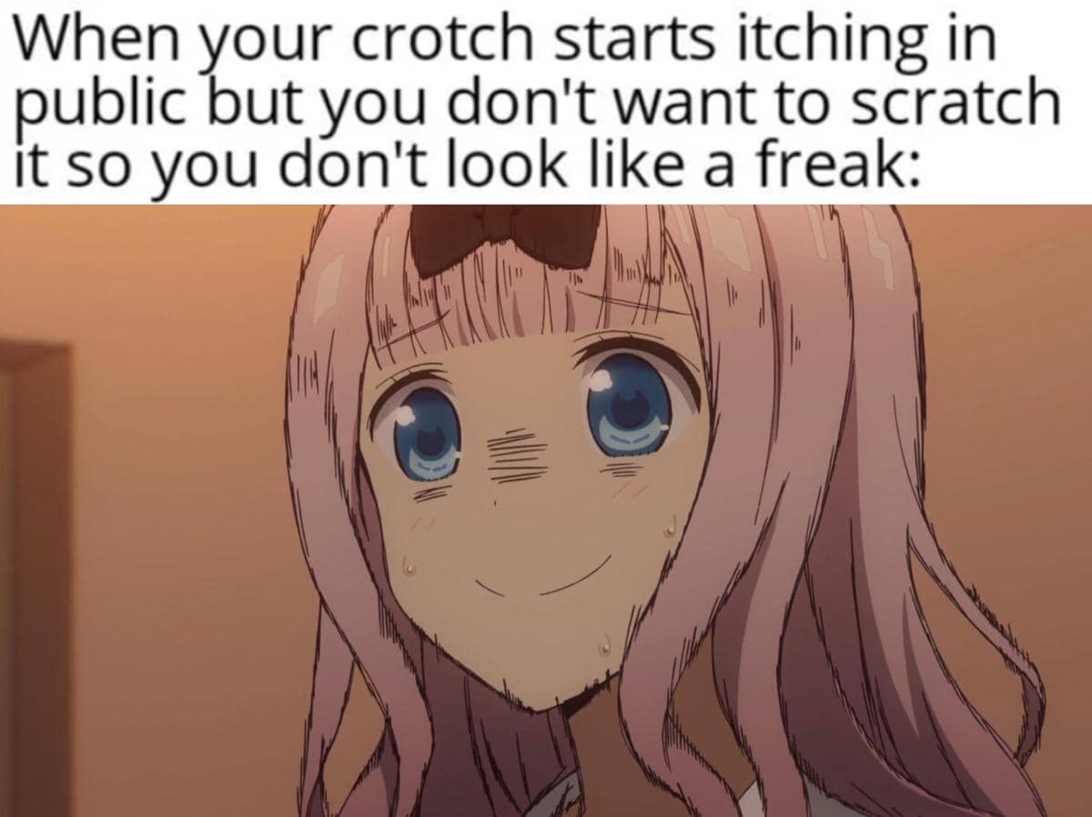 meme anime tentang sakit tak berdarah