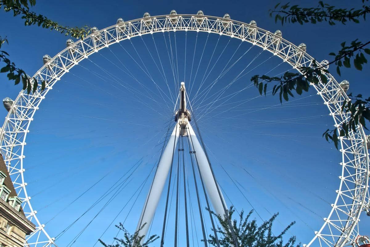Struktur London Eye.