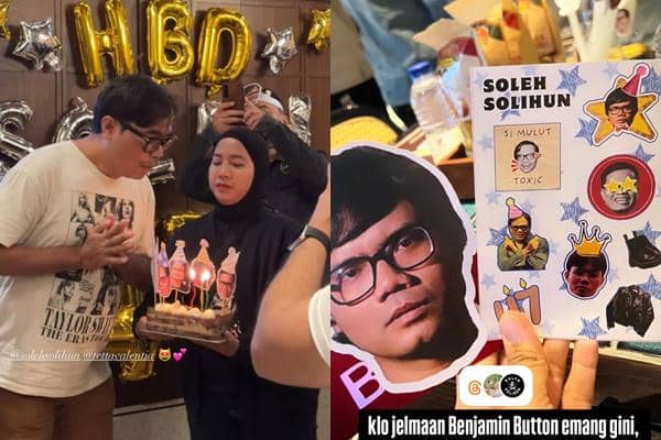 7 Potret Kejutan Ultah Ke-47 Soleh Solihun, Ramai Rekan Artis