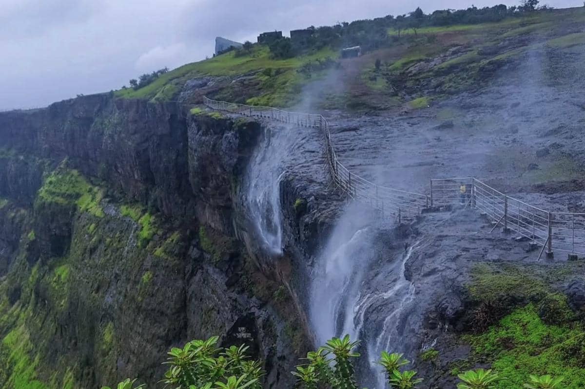 Naneghat Reverse Waterfall.