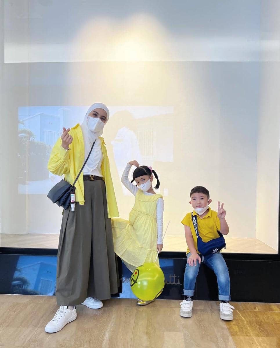referensi ootd ibu dan anak ala Nycta Gina 
