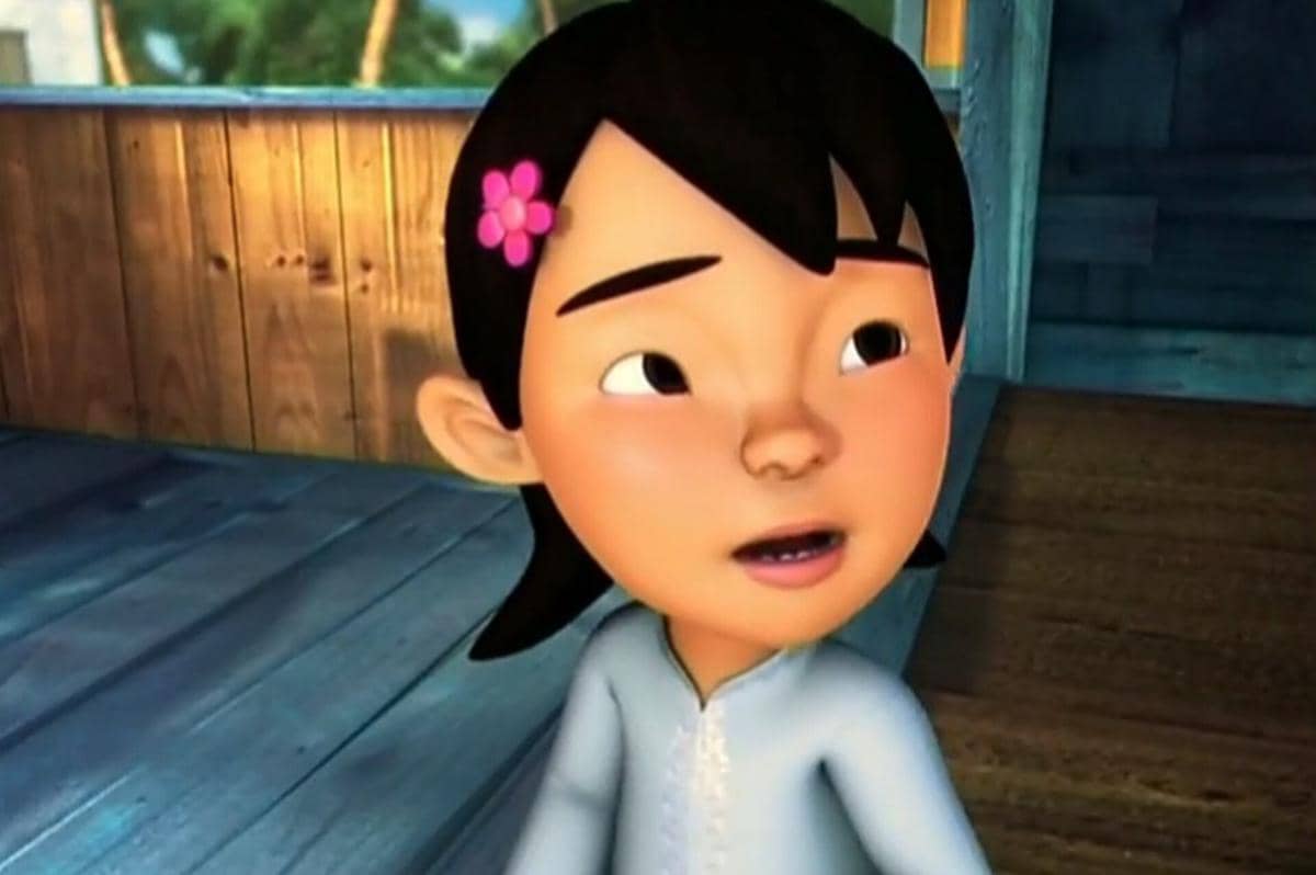 Susanti dalam Upin & Ipin episode "Berpuasa Bersama Kawan Baru"