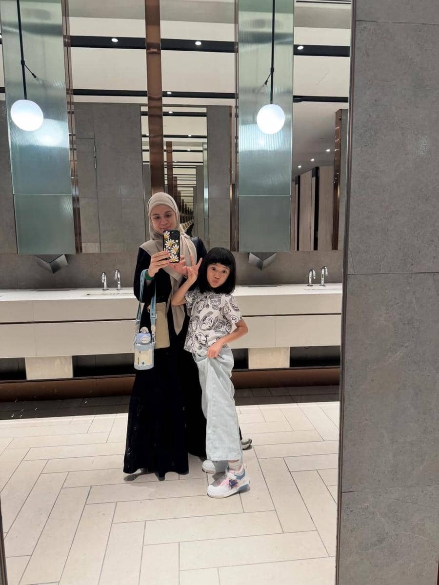 referensi ootd ibu dan anak ala Nycta Gina 