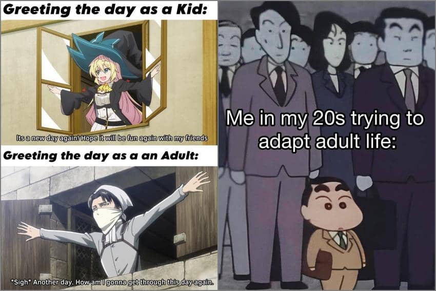 8 Meme Anime tentang Lika-liku Kehidupan Dewasa, Berat Banget!