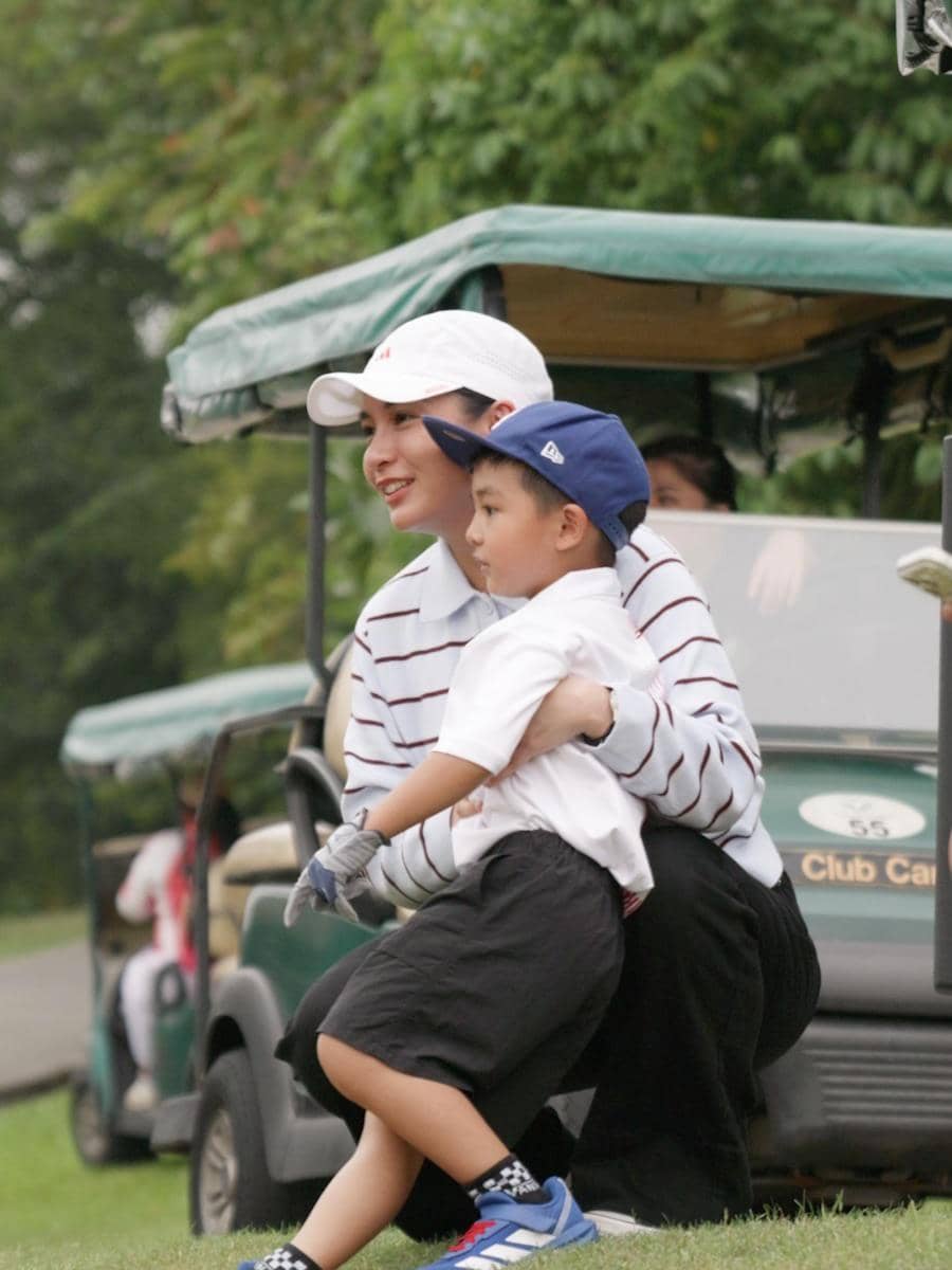Dante anak Chelsea Olivia raih juara di turnamen golf junior