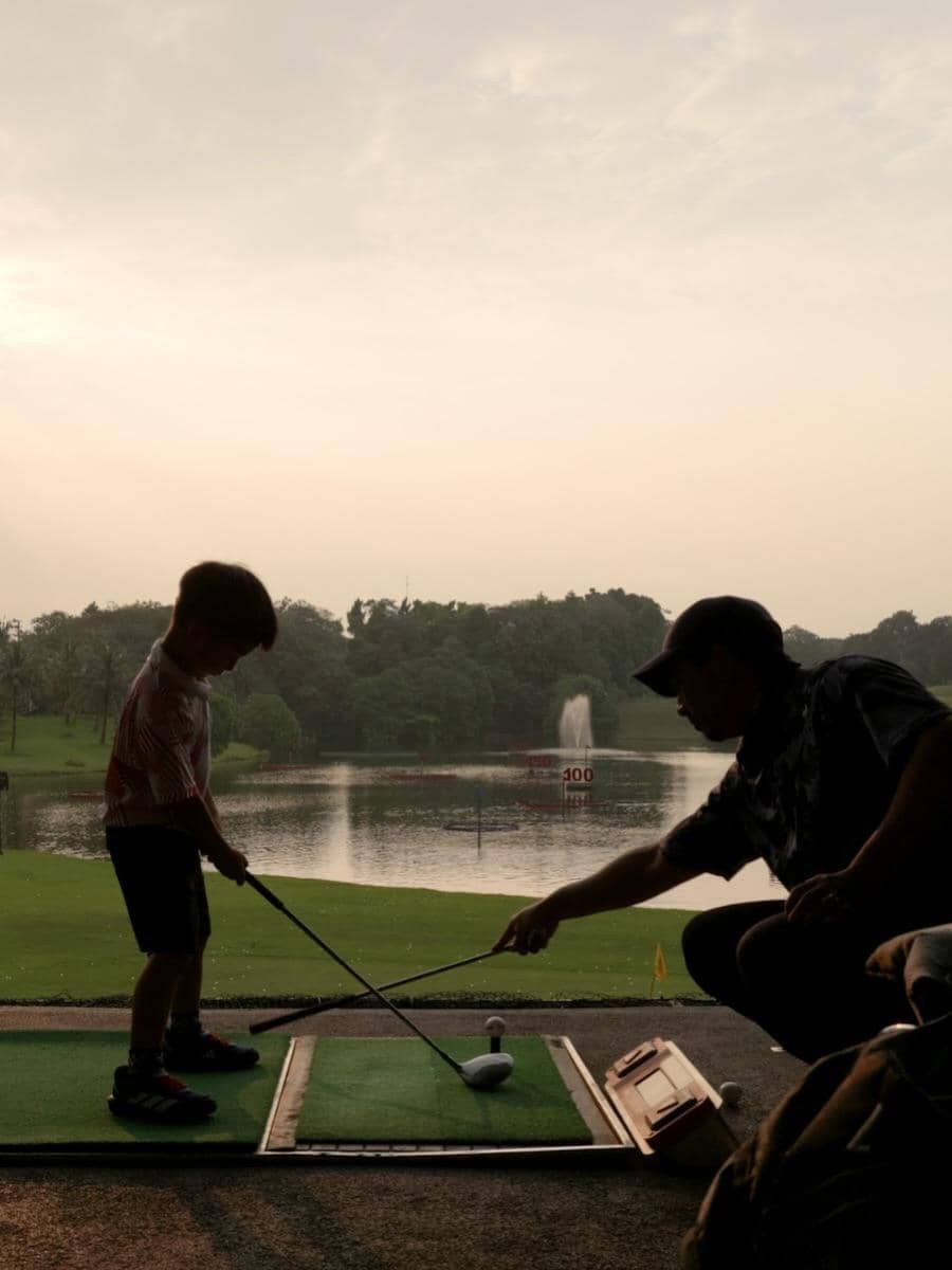 Dante anak Chelsea Olivia raih juara di turnamen golf junior