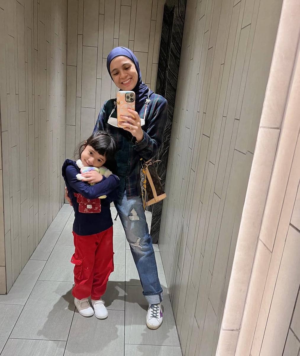 referensi ootd ibu dan anak ala Nycta Gina 