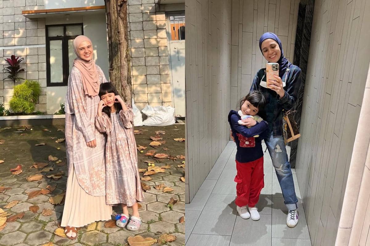 7 Referensi OOTD Ibu dan Anak ala Nycta Gina, Anti Ribet!