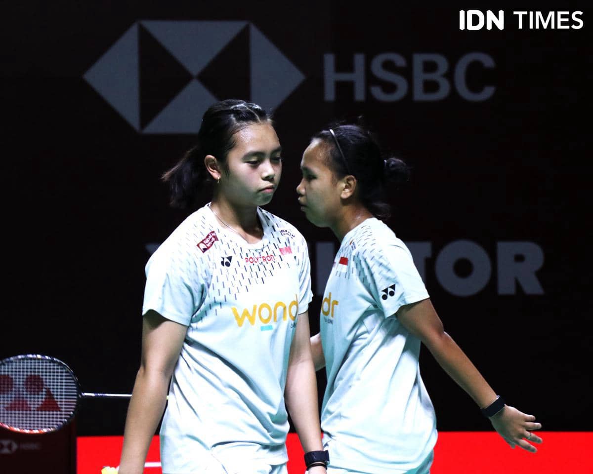 Isyana Syahira Meida/Rinjani Kwinnara Nastine di 32 besar Indonesia Open 2026. 