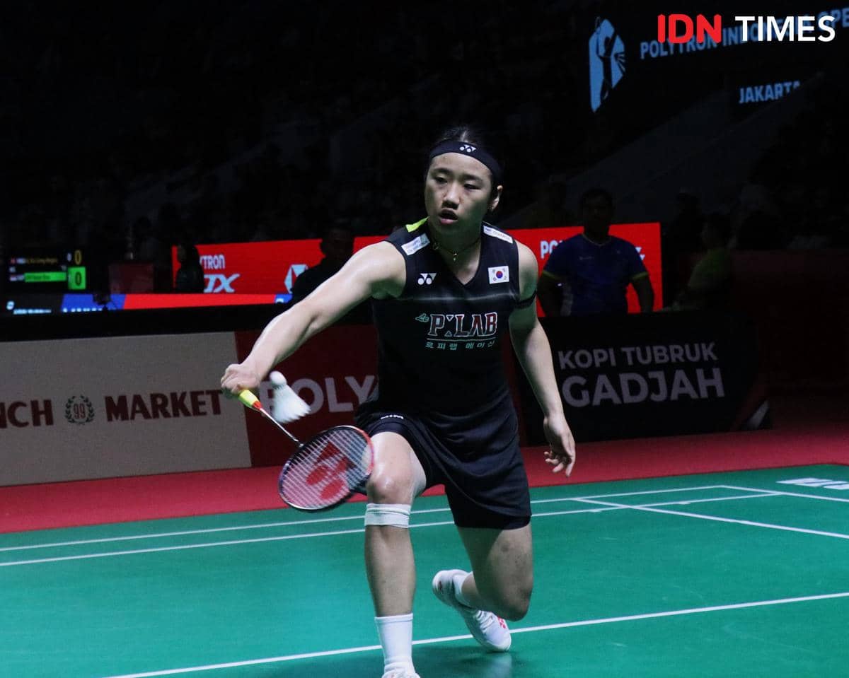 An Se-young di 32 besar Indonesia Open 2026. 