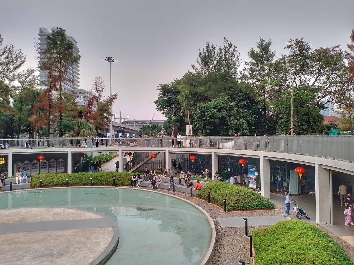 Potret Taman Literasi Martha Christina Tiahahu, Jakarta Selatan