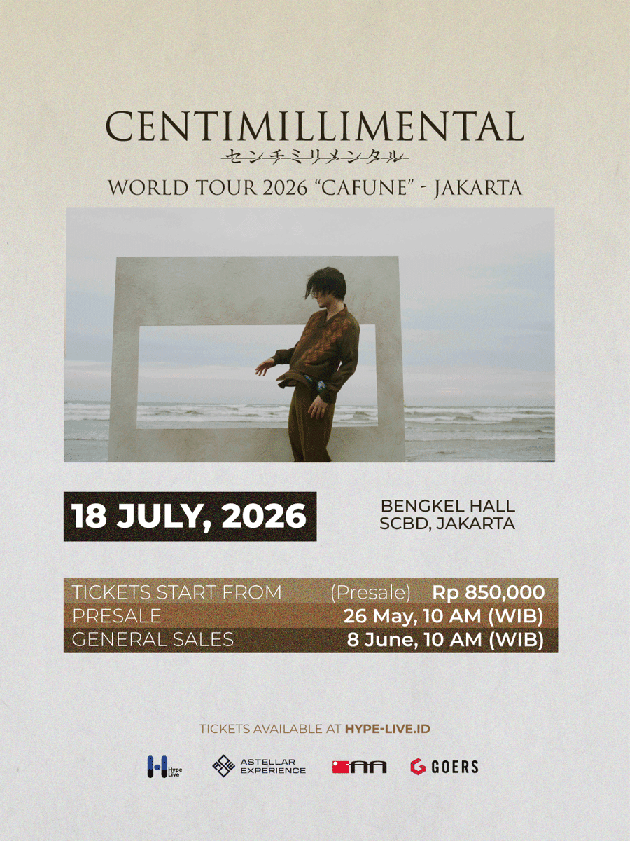 CENTIMILLIMENTAL WORLD TOUR 2026 "CAFUNE" - JAKARTA