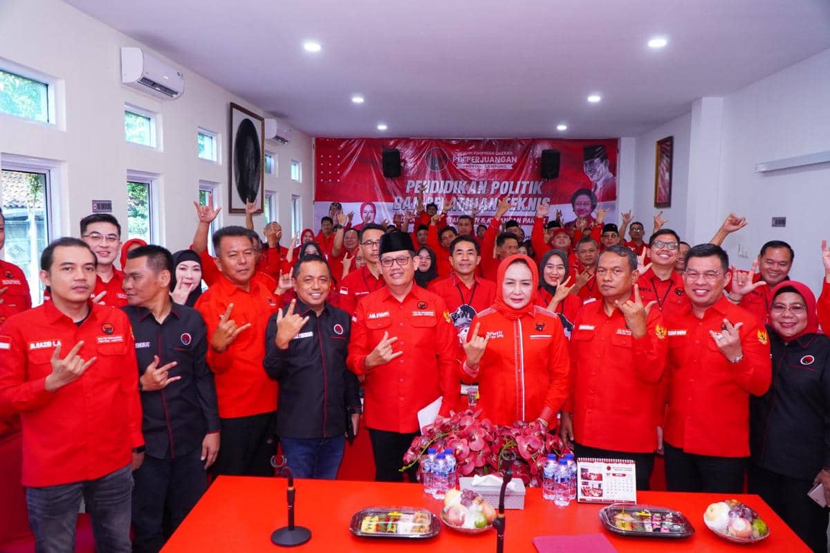 Perkuat Tata Kelola Partai, PDIP Lampung Gelar Pelatihan Sekretariat