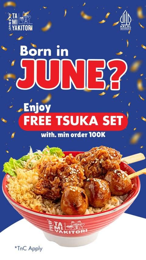 Promo ulang tahun Juni di Tami Yakitori