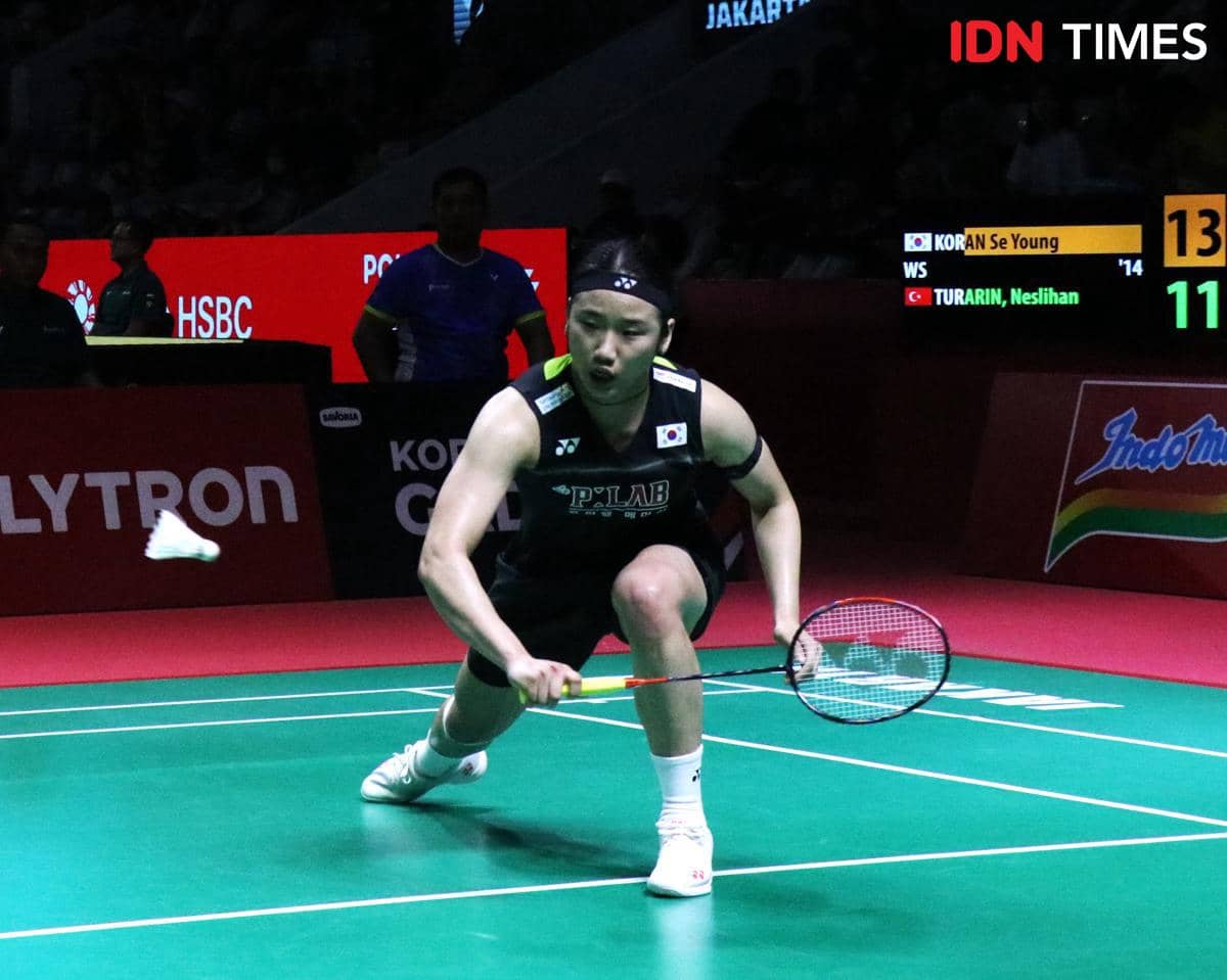 An Se-young di 32 besar Indonesia Open 2026. 