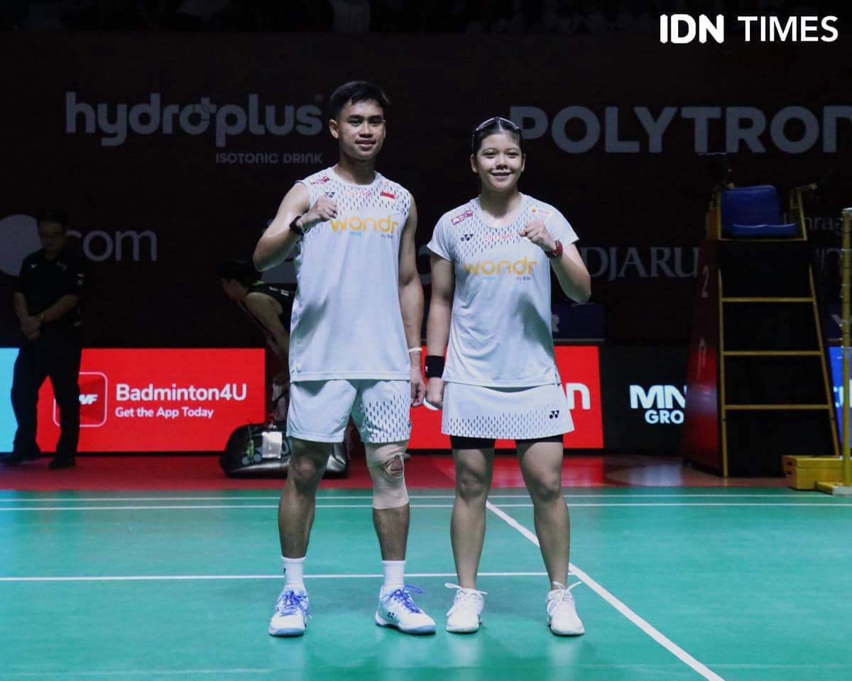 Felisha Pasaribu/Jafar Hidayatullah di 32 besar Indonesia Open 2026. 