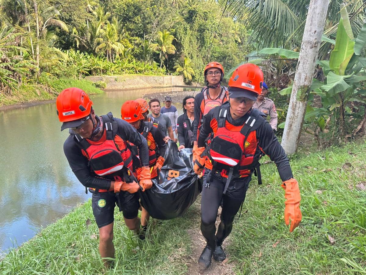Tenggelam di Tukad Campuhan, Korban Ditemukan di Dasar Sungai