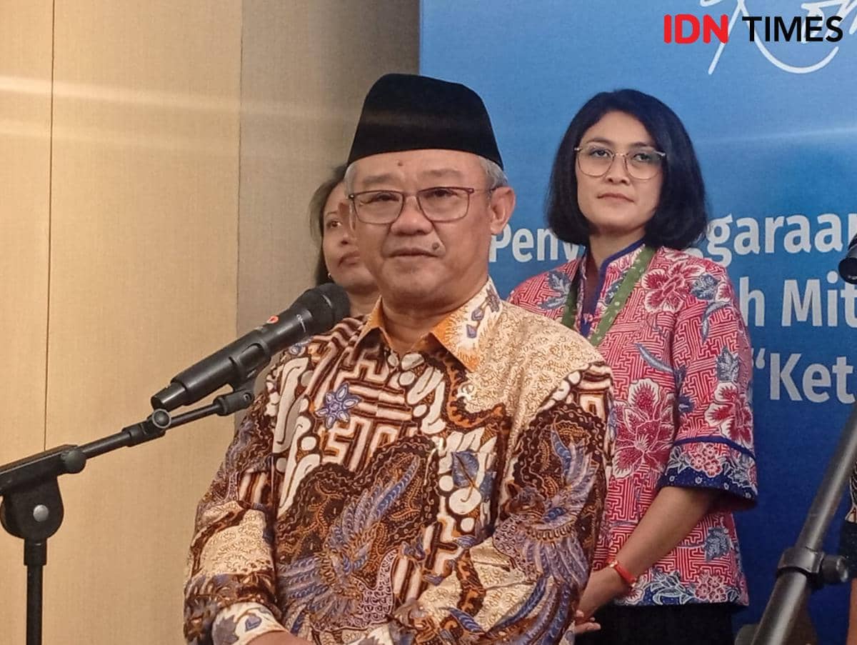 Mendikdasmen Abdul Muti / (IDN Times Dini Suciatiningrum) 