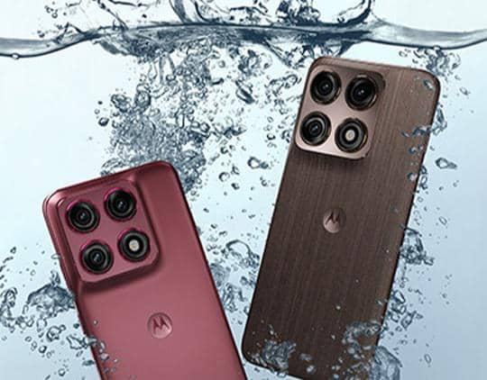 ilustrasi Motorola Edge 70 Pro+ yang tahan air 