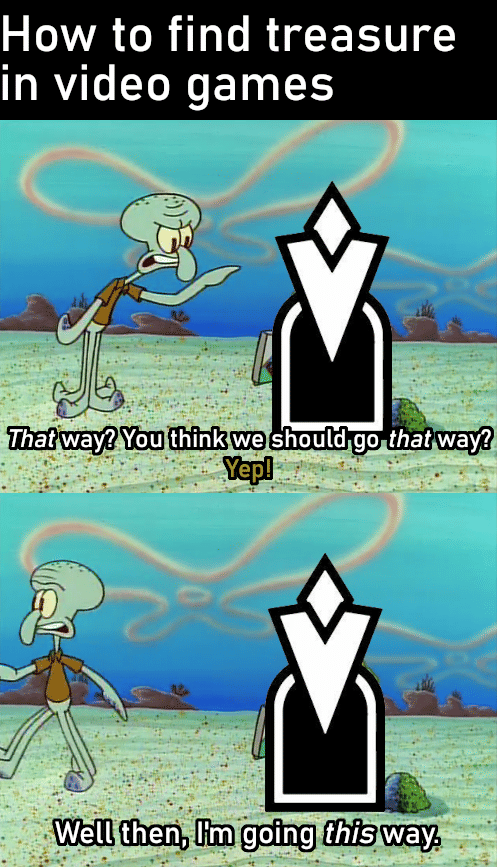 meme SpongeBob tentang video game