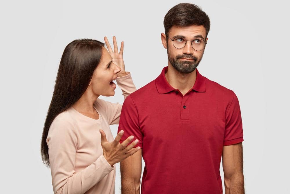ilustrasi bertengkar dengan istri 