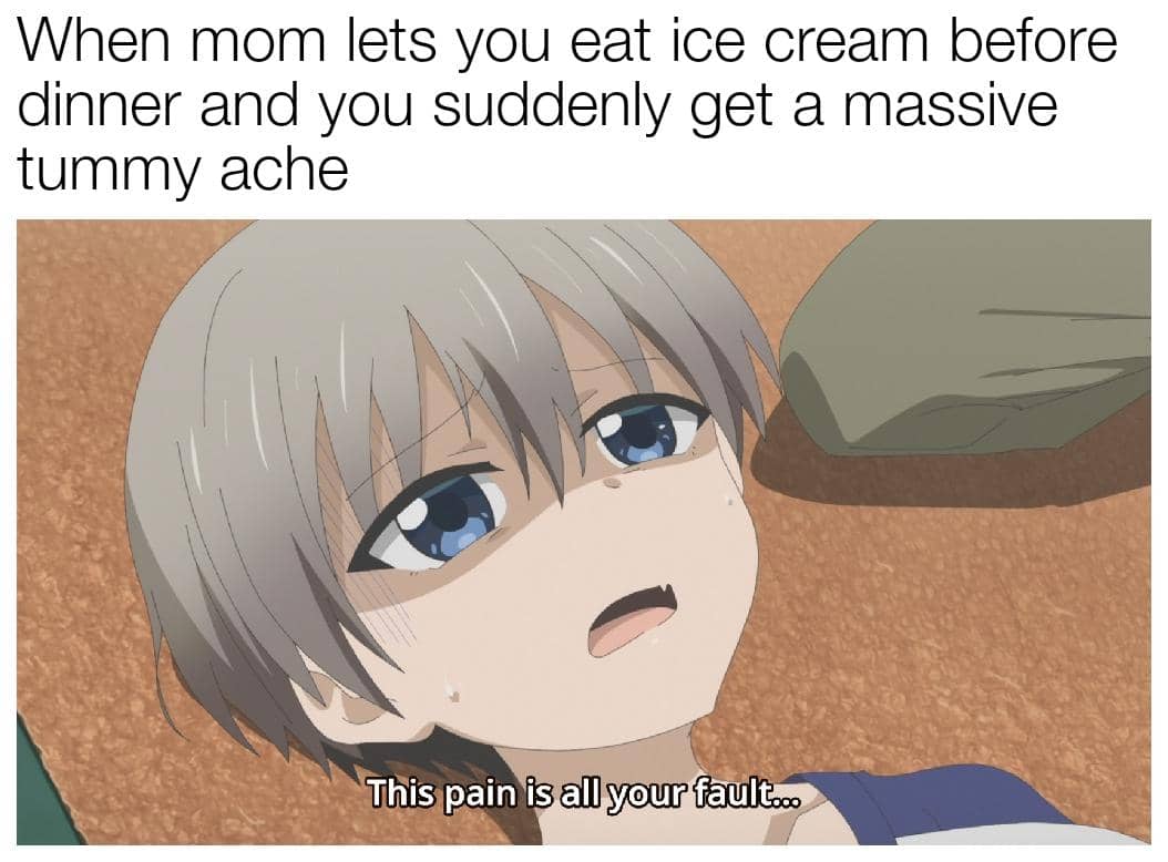 meme anime tentang es krim