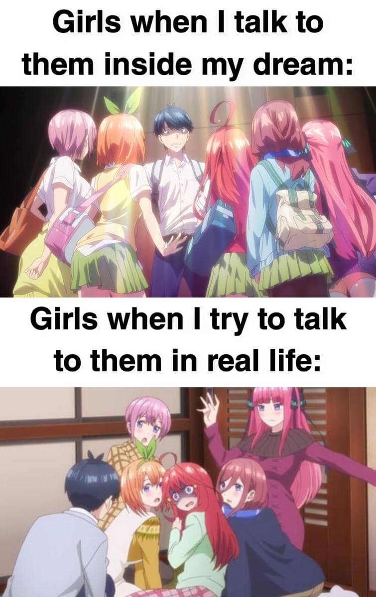 meme anime tentang sakit hati