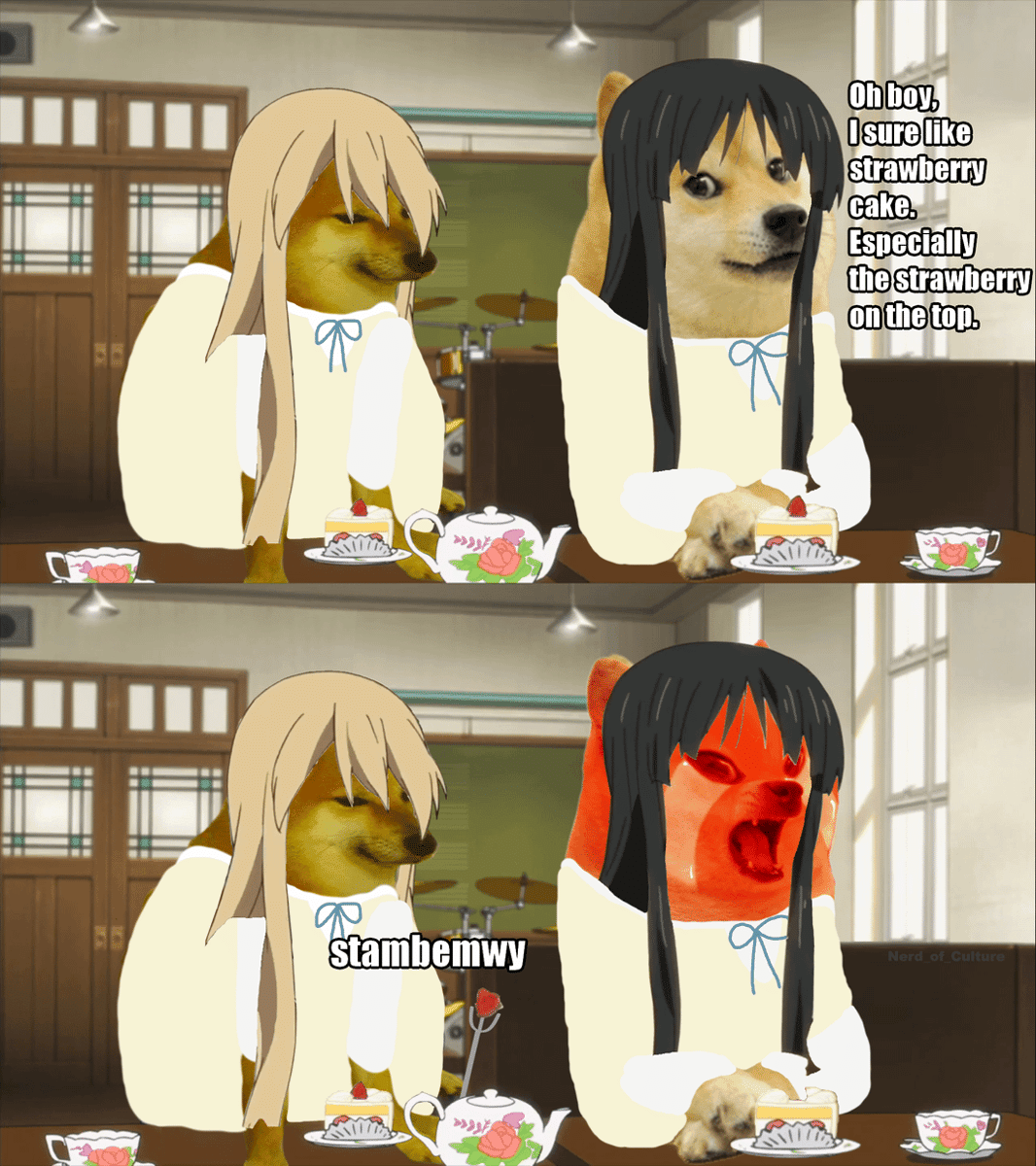 meme anime tentang stroberi