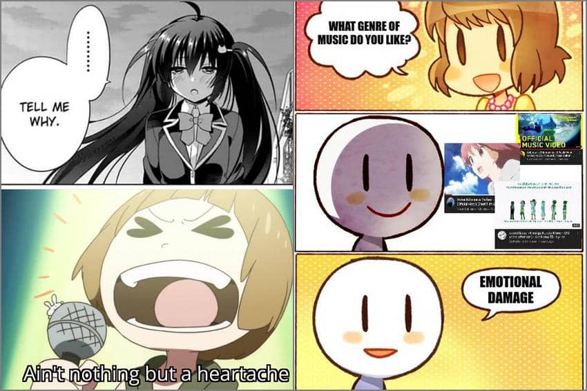 8 Meme Anime tentang Sakit Hati, Malah Nyanyi Lagu Backstreet Boys