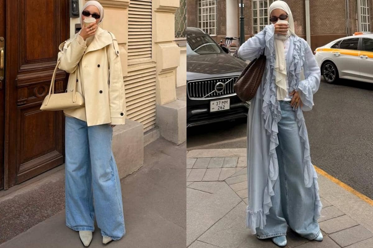 7 Ide Padu Padan Blue Jeans ala Alyona Tata, Modis Maksimal!