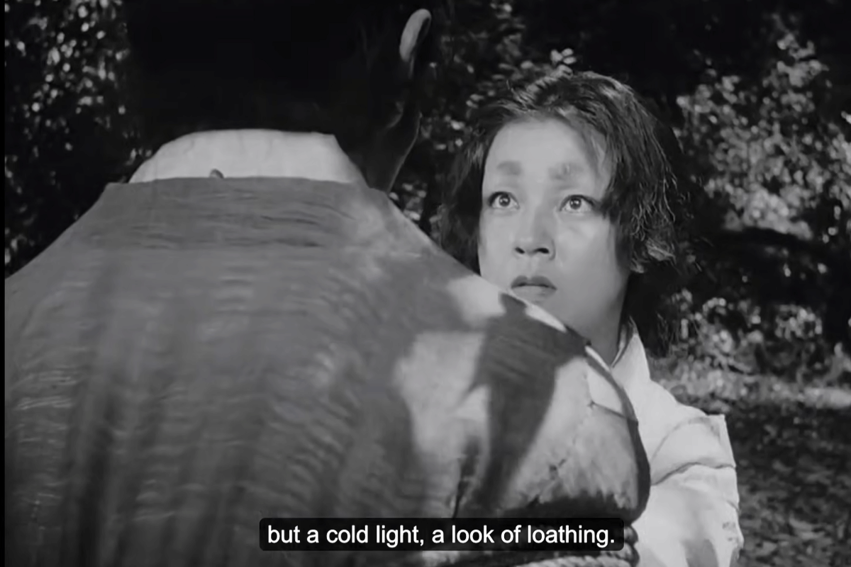 ilustrasi cuplikan film Rashomon 