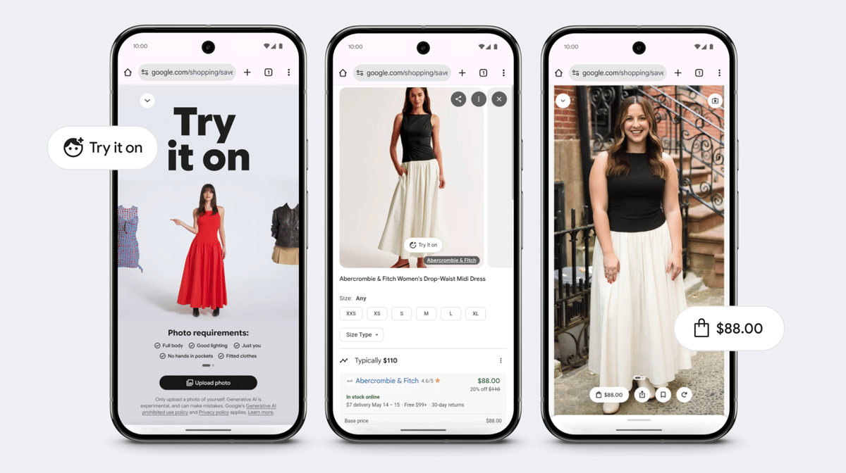 Cara kerja fitur Try On Google
