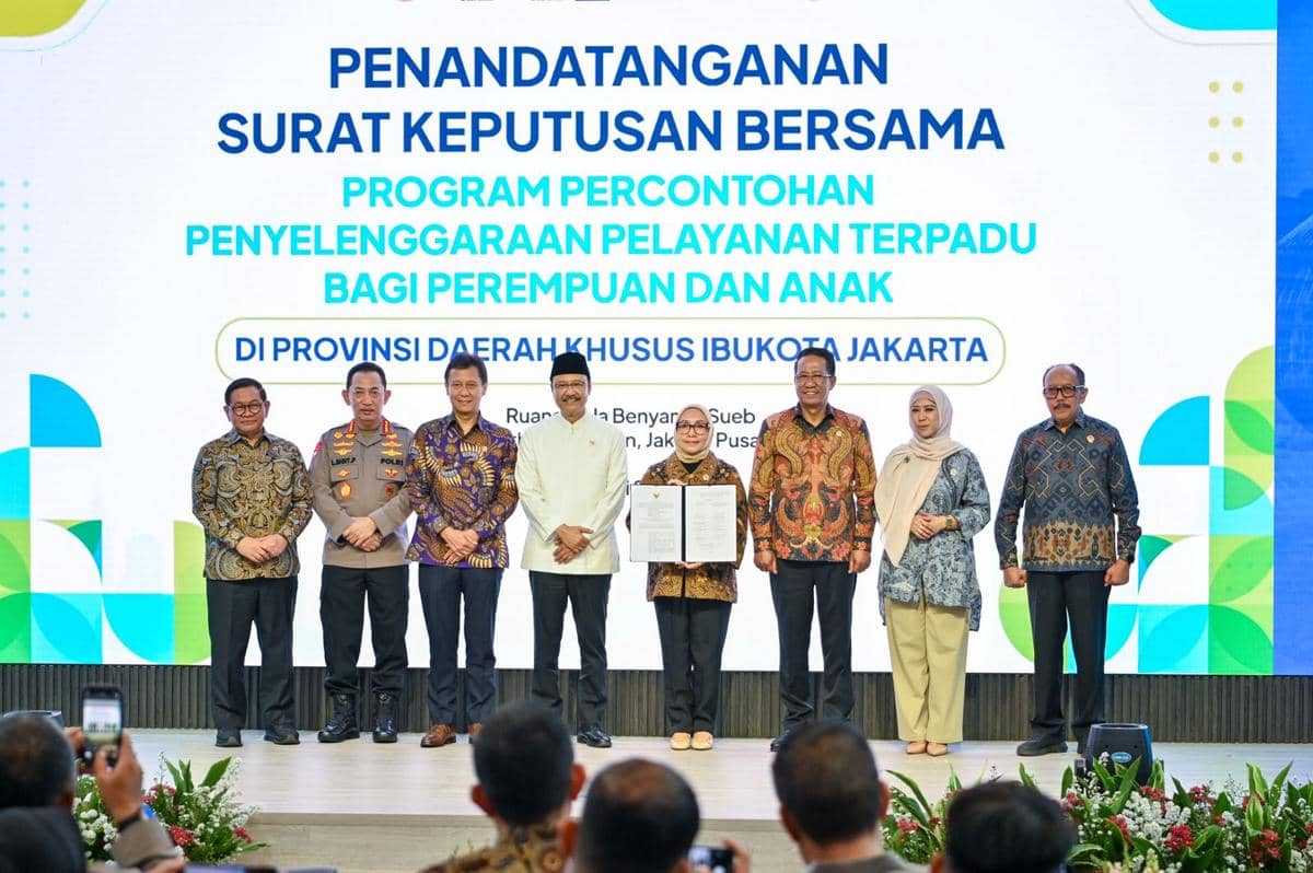 7 Kementerian Tanda Tangani SKB Pelayanan Terpadu Perempuan-Anak