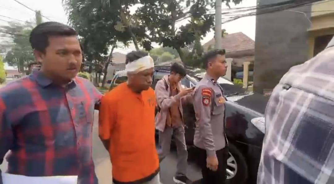 Empat debt collector pembacok anggota Brimob diamankan (Dok. Khaerul Anwar)