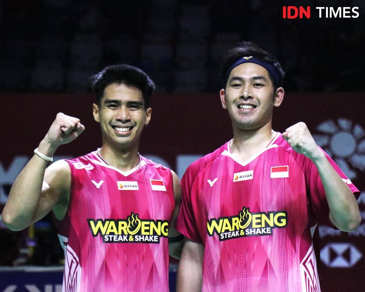 Sabar Karyaman Gutama/Moh Reza Pahlevi Isfahani di 16 Besar Indonesia Open 2026, Kamis (04/07/2026). 