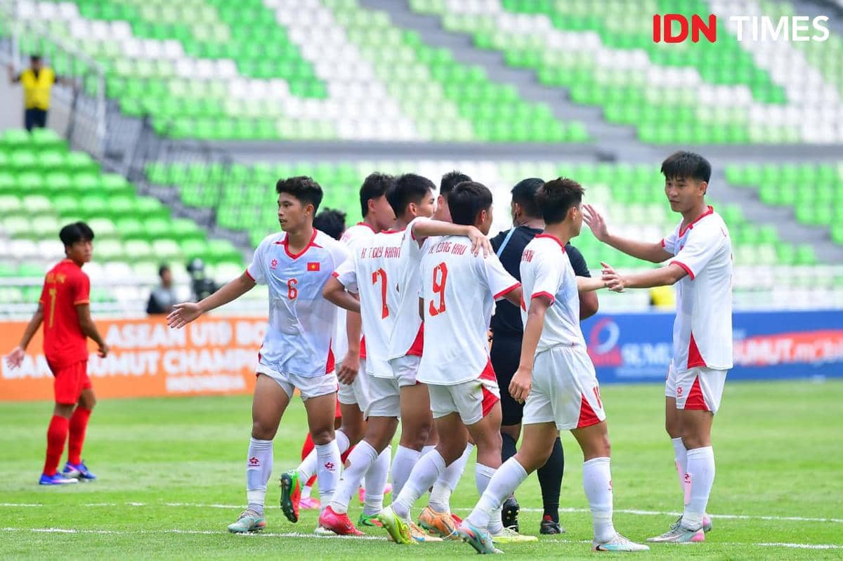 AFF U19: Bantai Myanmar 5-0, Vietnam Puncaki Klasemen Grup A