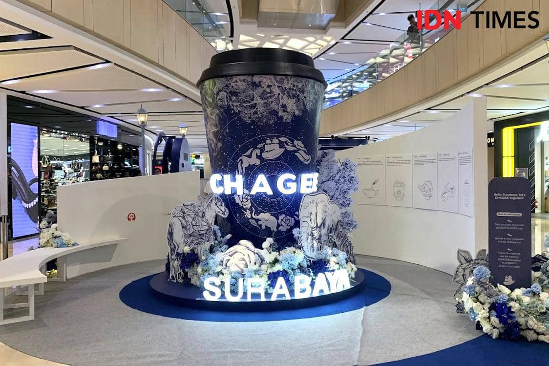 Potret Garden of Constellation Pop Up CHAGEE di Tunjungan Plaza 6, Surabaya 