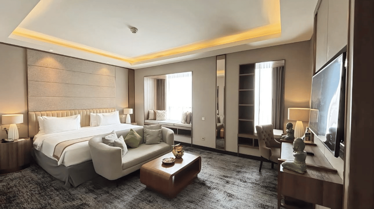 Potret kamar di Sutasoma Hotel Darmawangsa 