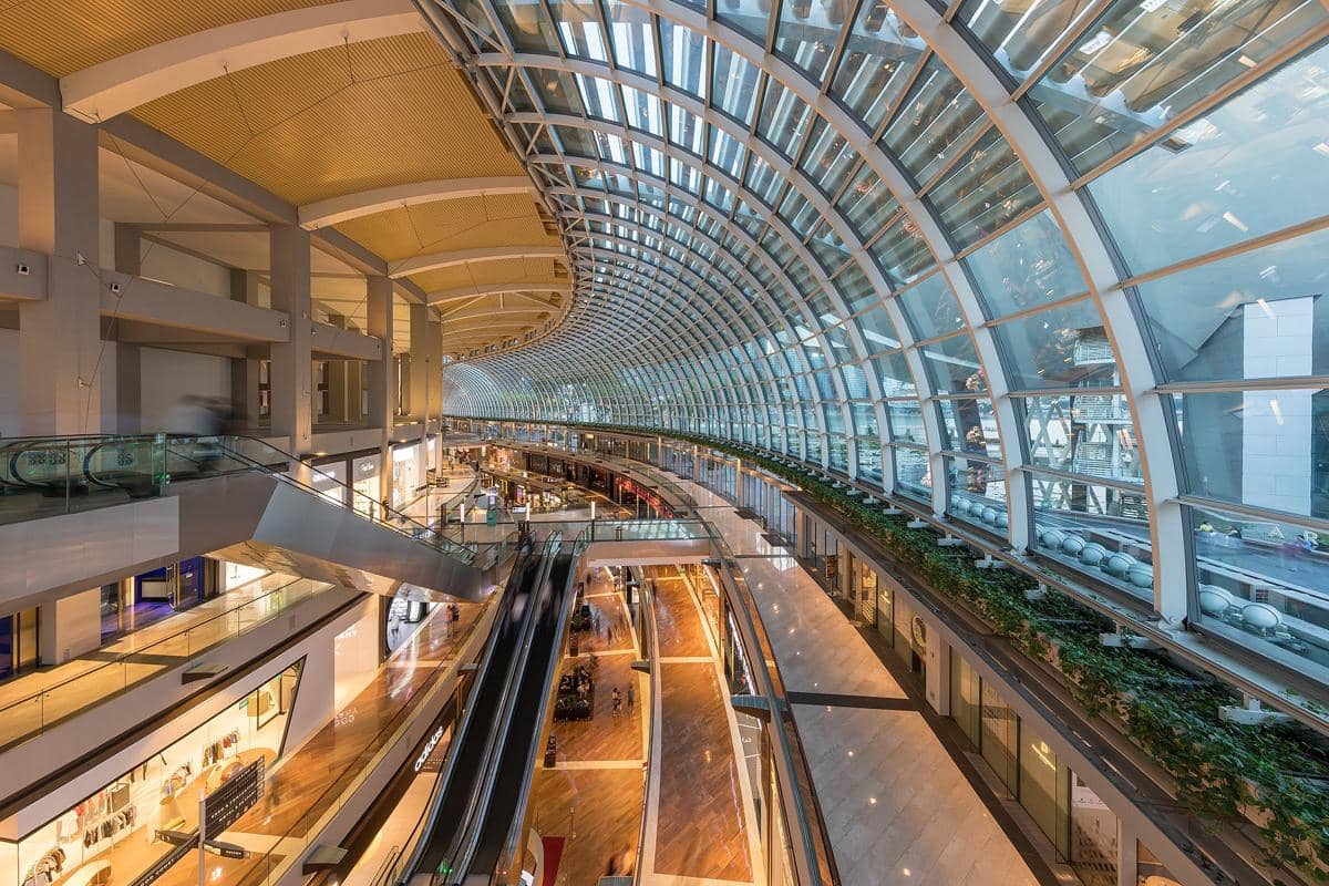 potret interior Marina Bay Sands