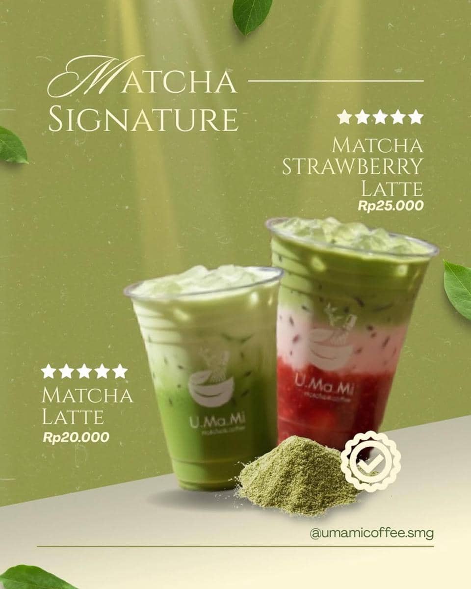potret matcha Umami Matcha & Coffe