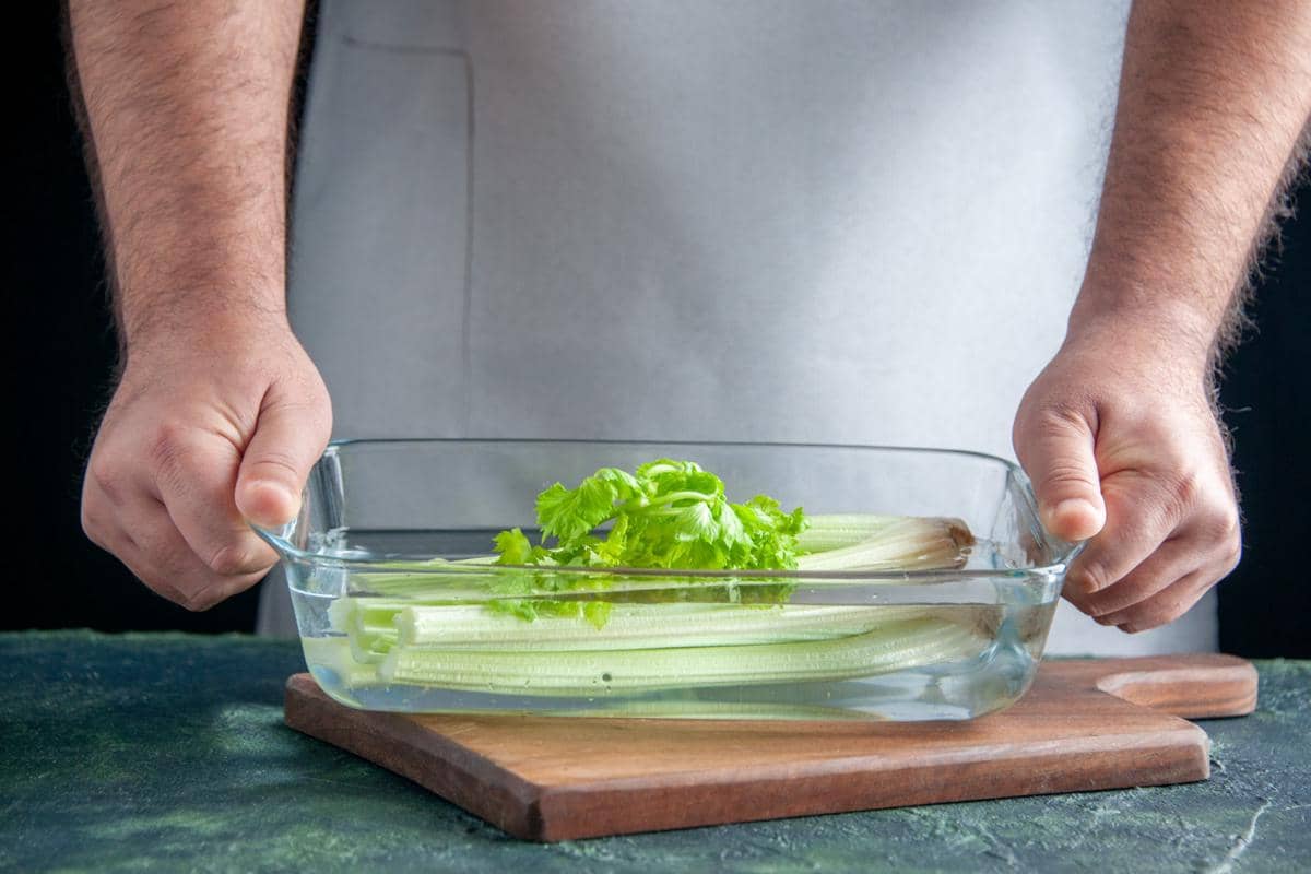 ilustrasi merendam sayur
