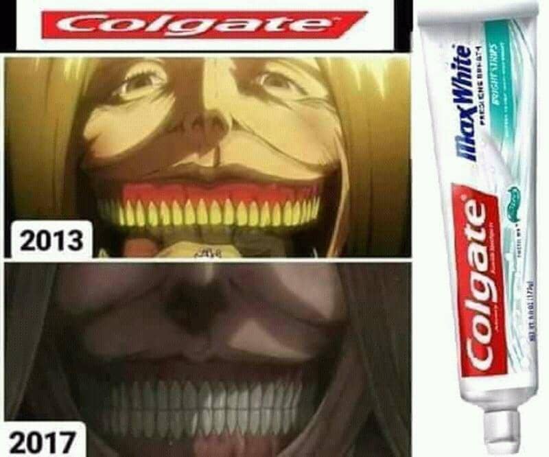 meme anime tentang kebersihan gigi