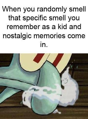 meme SpongeBob tentang aroma
