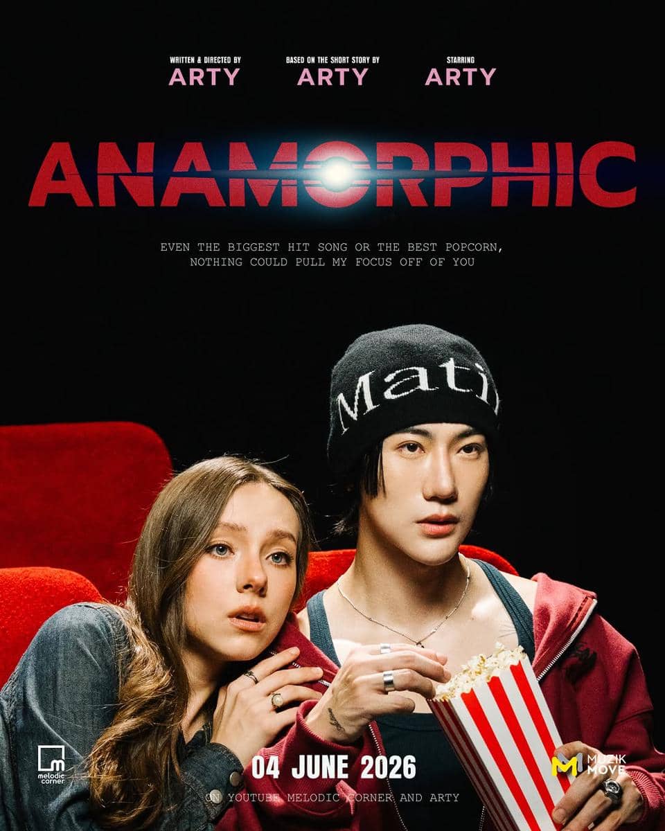 ARTY dalam poster "ANAMORPHIC" 