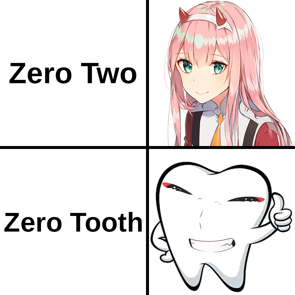 meme anime tentang kebersihan gigi