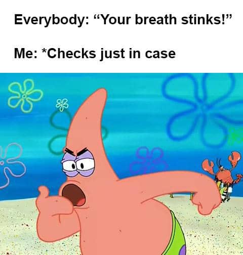 meme SpongeBob tentang aroma