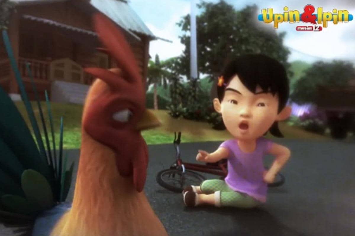 5 Momen Rembo di Upin & Ipin Bikin Celaka Pengguna Jalan
