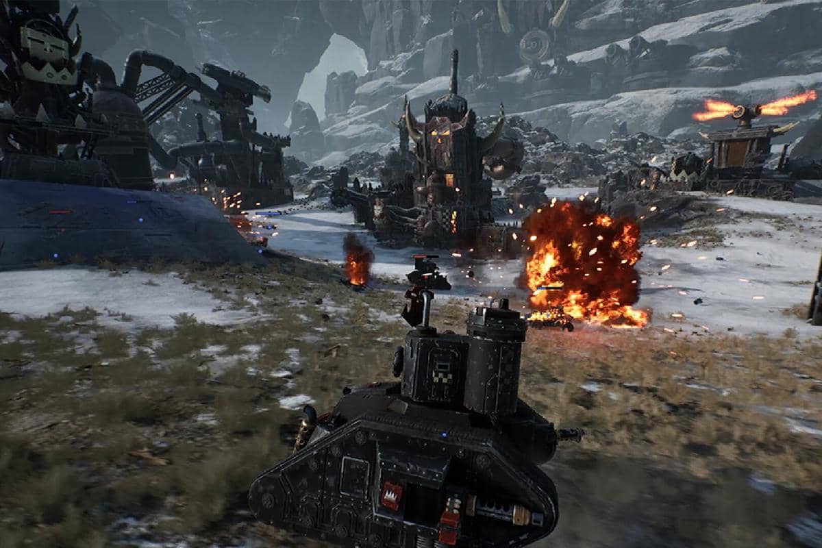 cuplikan gameplay Warhammer 40,000 : Speed Freeks