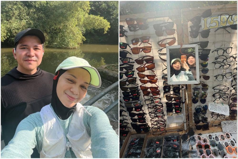 10 Potret Tantri Namirah dan Haykal Kamil Jogging di Ragunan