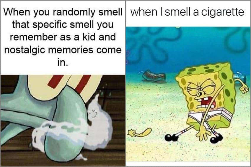 8 Meme SpongeBob tentang Aroma, Ada yang Menusuk Hidung?